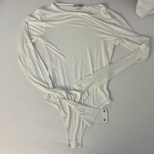 Fashion nova white body suit never worn